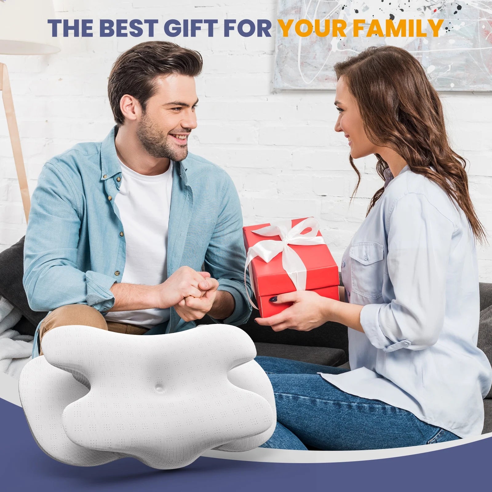 Almohadas Cervicales Para El Cuello, Almohada De Memory Foam Con Funda De Seda Refrescante Para Aliviar El Dolor De Cuello Y Hombros, Durmientes De Lado, Espalda Y Estómago